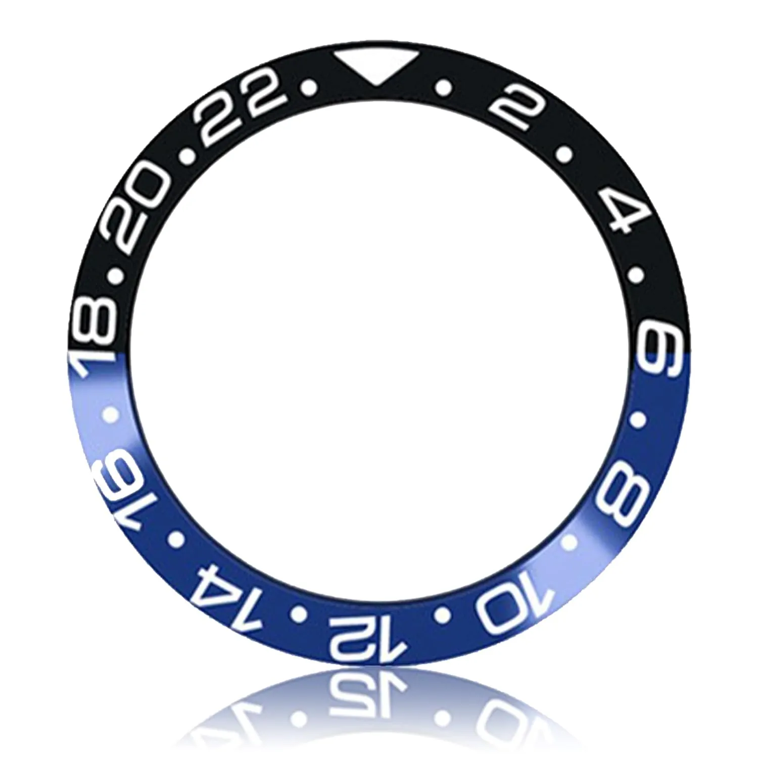 Bezel Insert 40mm Outer Diameter,Watch Bezel Insert Ceramic Watch Bezel Insert for underground Watch Bezel Replacement Wristwatch Loop Ring Replacement Parts Black Blue,Ceramic Watch 