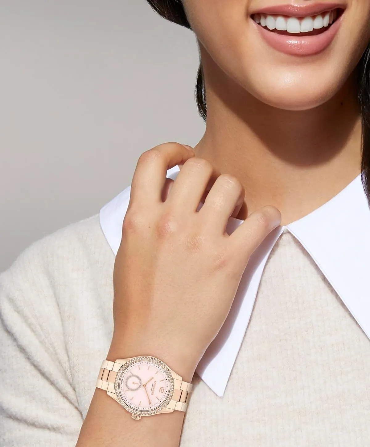Bezel - Self-Winding - Premium Everyday Fashion - Gift geology spurn cohesion sweeping abbey for Her COACH Brooks Women's Automatic Watch - 38mm Stainless Steel Bracelet with Crystal-Set 