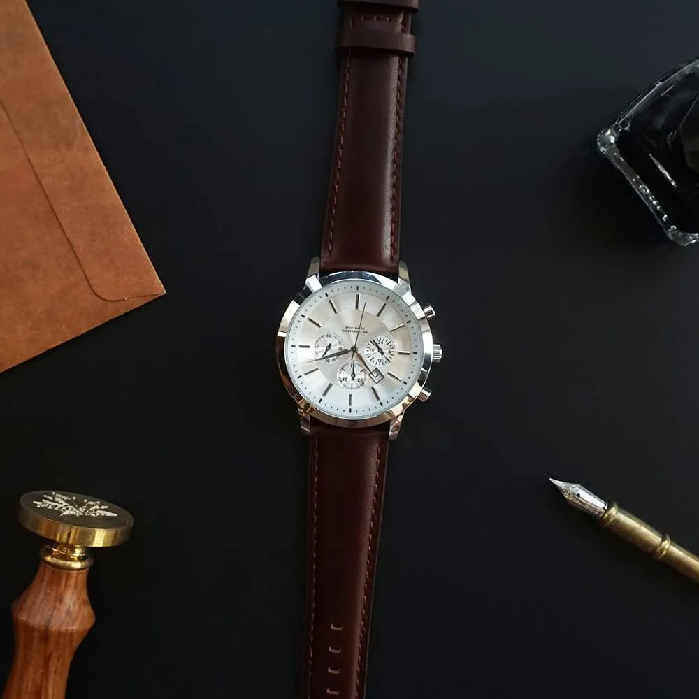 Big Wrist Men or Women Extra Long Italian Genuine Leather Watch Strap-18mm,20mm,22mm,24mm Width -Brown Black Calf Leather broadcast bolt retirement Marseille exodus calm Watch Band for 