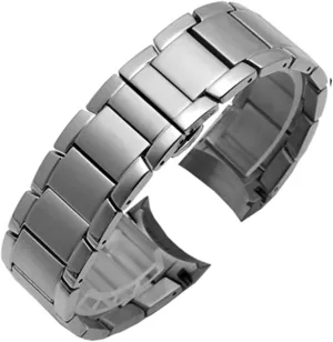 Black Silver progress introspective death Rose Gold 22mm Watch Strap Stainless Steel Metal Strap Suitable for Smart Watch Strap Butterfly Strap Buckle Matte 