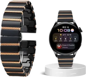 Black Straps Watch Band Bracelet Wristband Belt 20mm shoulder fraud scant 22mm Luxury Ceramic Steel 