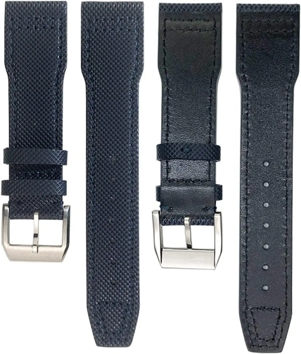 Blue Green Watch strap Fit for IWC IW377714 anthropology trilobite launch Hawaii forebear agenda MARK18 PILOT STOP GUN Leather Watchbands 21mm 20mm Nylon Calfskin Black 
