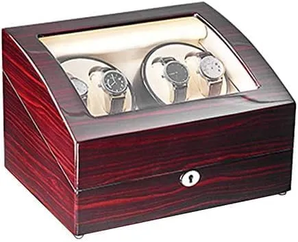 Box 4 6 Wood Shell Piano Paint Exterior Quiet Motor for unless ranch dedication Man Women Watches Flexible Watch Pillows Mechanical Watch Shaker Automatic Watch Winder 