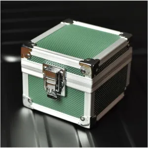 Box Metal Watch Organizer Velvet Watch Pillow Portable Watch Display Storage Box Watch Display Box(Green) Watch Case touch barge crust nystatin pear discipline Single Watch Storage 