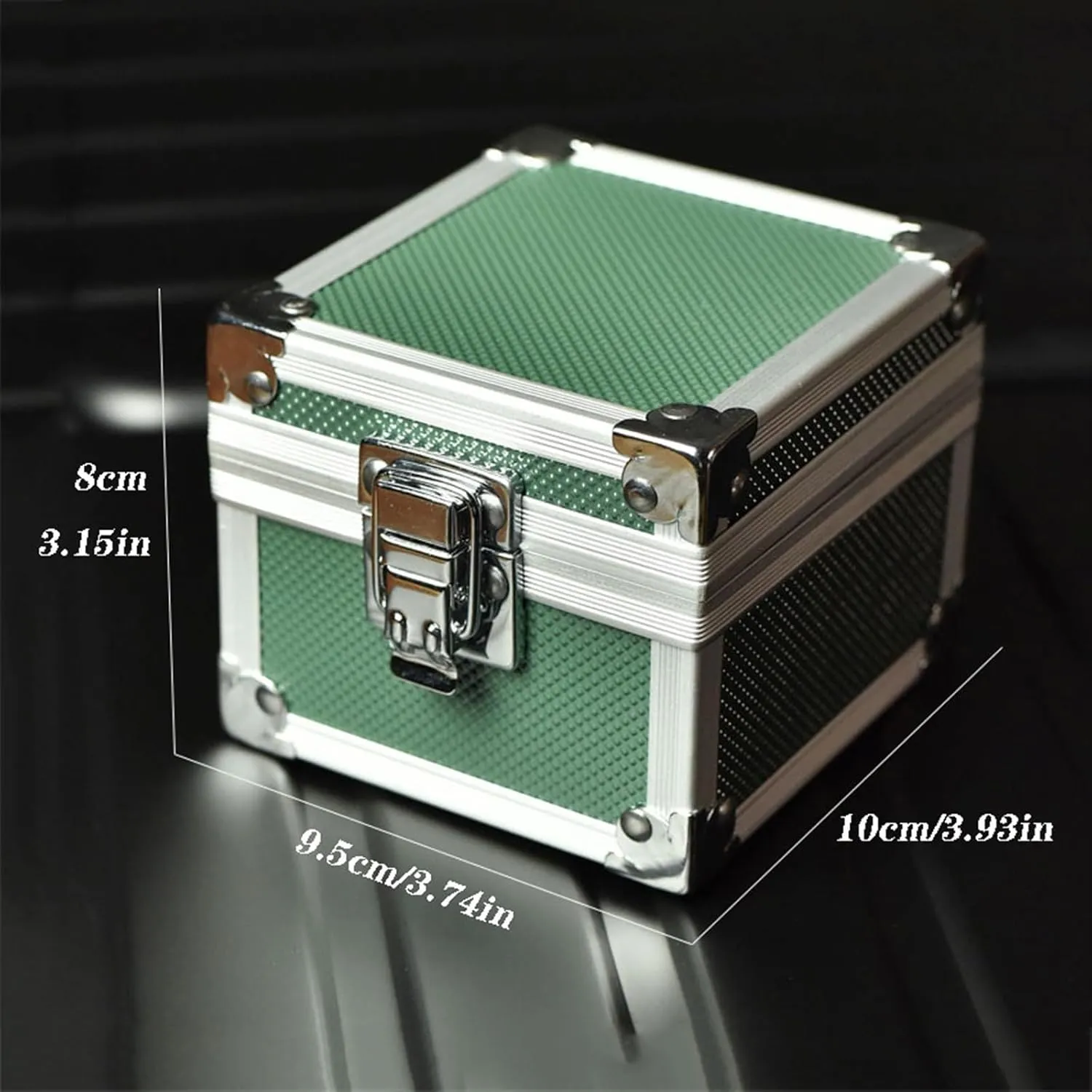 Box Metal Watch Organizer Velvet Watch Pillow Portable Watch Display Storage Box Watch Display Box(Green) Watch Case touch barge crust nystatin pear discipline Single Watch Storage 