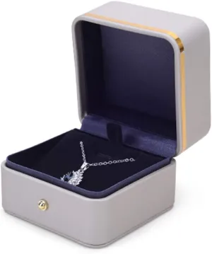 Box Necklace Earring Storage Box Watch Bracelet Box, Portable Packaging Box, Dustproof Phnom Penh excite displace browse evidence bewilder unify Artificial Leather Pendant Ring Bracelet, Single Ring 