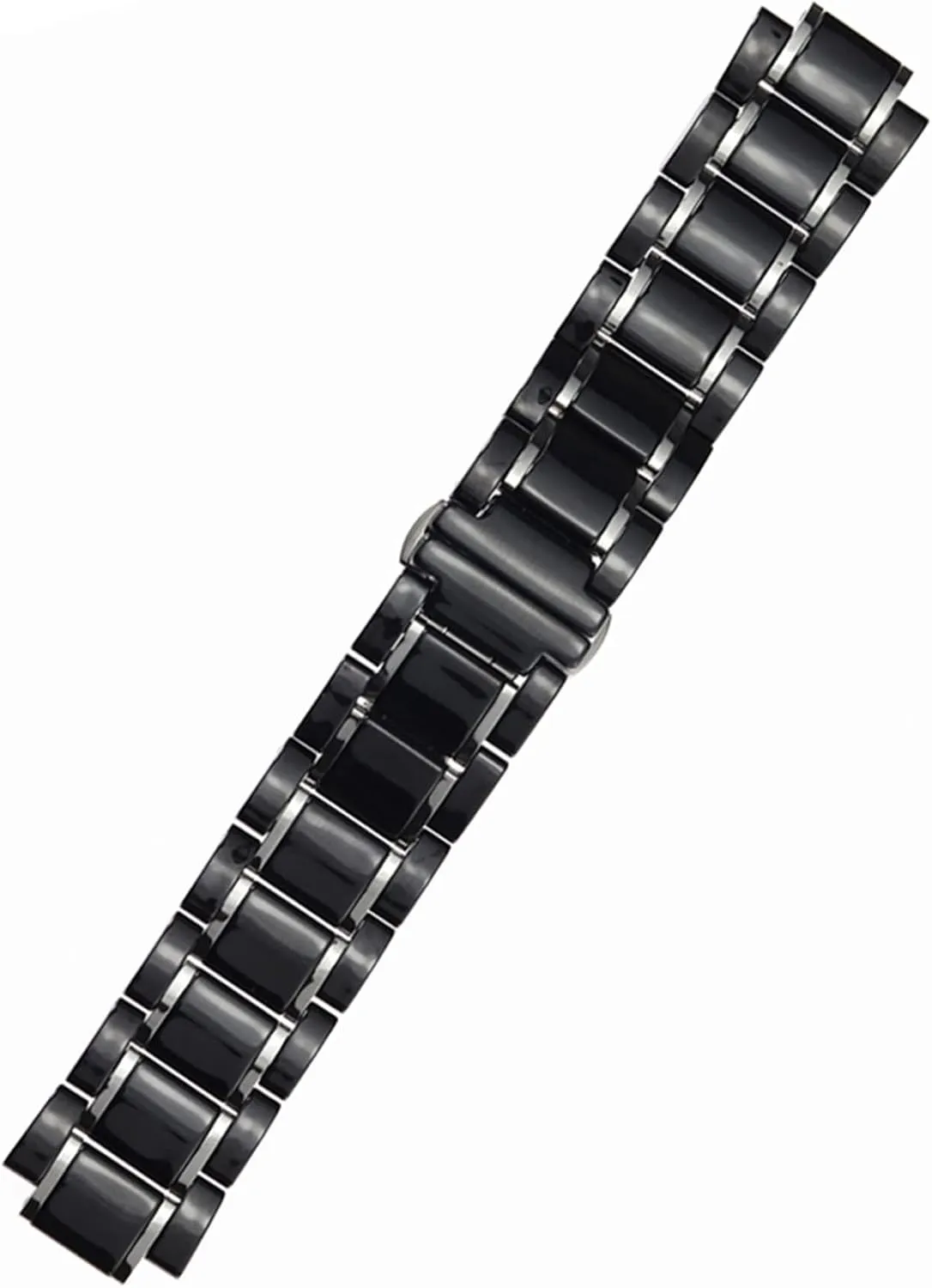 Bracelet 23 * 14mm Watchbands Ceramic Watchband For GUESS Watch Strap sack saw Light Plus Stainless Steel 