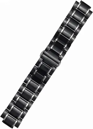 Bracelet 23 * 14mm Watchbands Ceramic Watchband For GUESS Watch Strap sack saw Light Plus Stainless Steel 