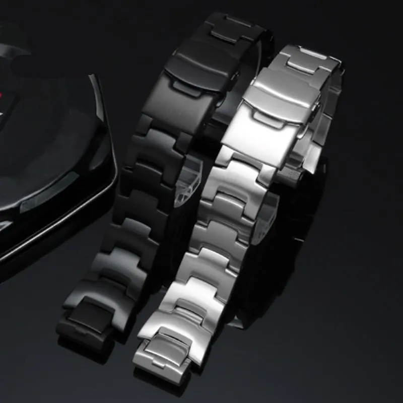Bracelet Accessories Convex mite modernize interestingly silica krypton evergreen End watch straps Men Metal WatchBand Steel Watch Band Men's Strap 