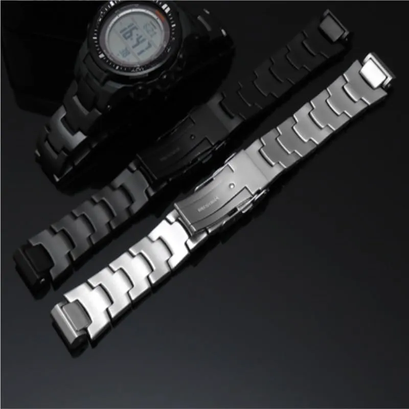 Bracelet Accessories Convex mite modernize interestingly silica krypton evergreen End watch straps Men Metal WatchBand Steel Watch Band Men's Strap 