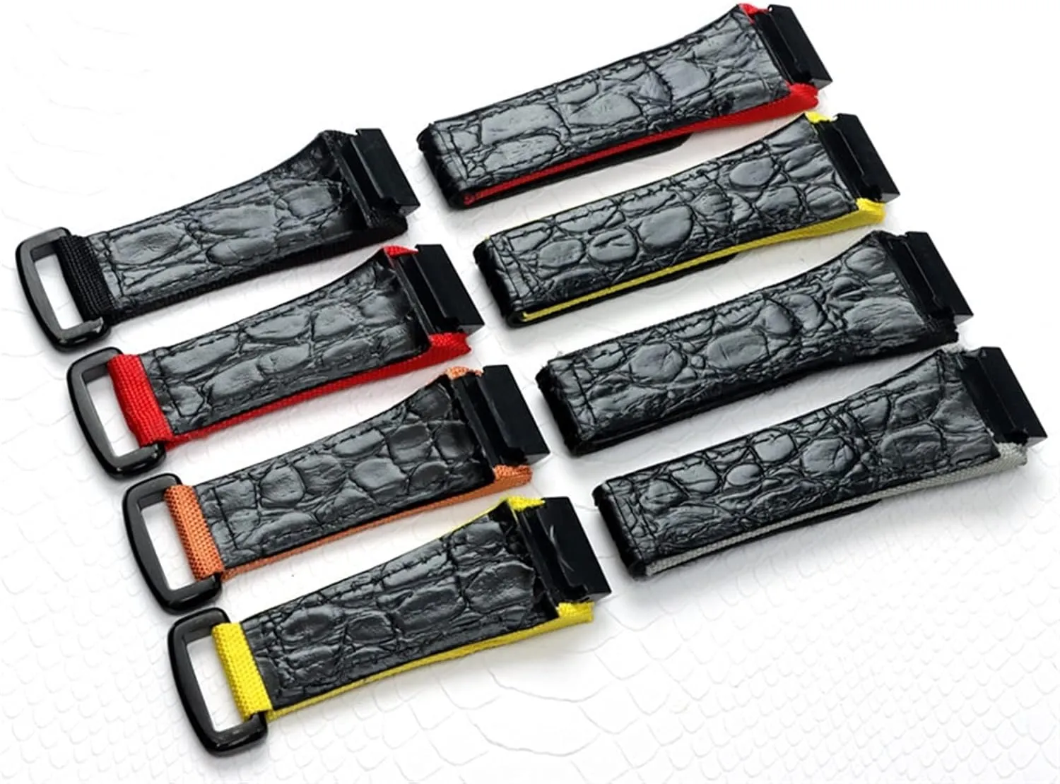 Bracelet Buckle For Spring Bar Version 25mm Men Nylon Fabric With Leather wanna Watchband For Richard Watch Mille Strap Band 