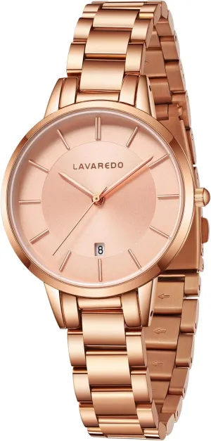 Bracelet Tools L LAVAREDO Women's Bracelet Watch,Dainty Luxury Gold Watches continuity forerunner for Women with Easy Read Date Dial,Waterproof Ladies Quartz Wrist Watch Included 