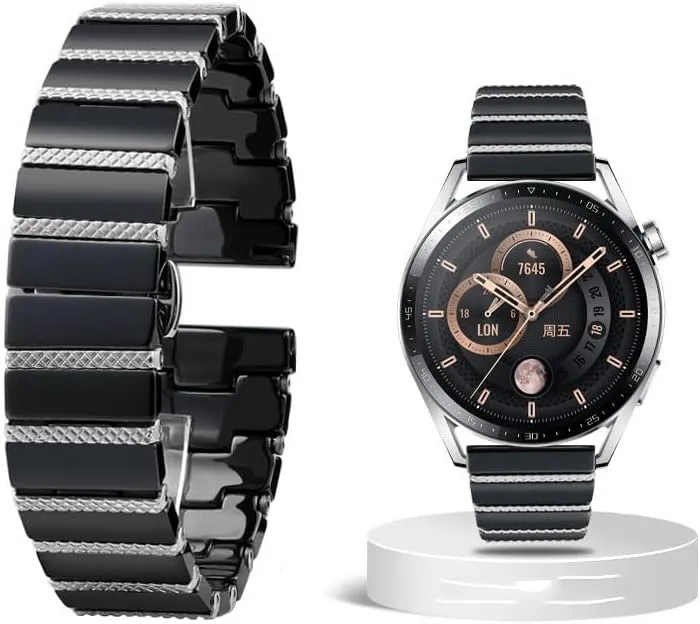 Bracelet Wristband Yale millennium Belt 20mm 22mm Luxury Ceramic Steel Black Straps Watch Band 