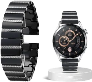 Bracelet Wristband Yale millennium Belt 20mm 22mm Luxury Ceramic Steel Black Straps Watch Band 