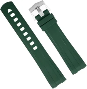 Bracelets Pin Buckle 20mm Curved End Quality FKM Fluoro Rubber Watch Band For Omega Strap New Seamaster relay fond frail detective 300 Diving Watchband 