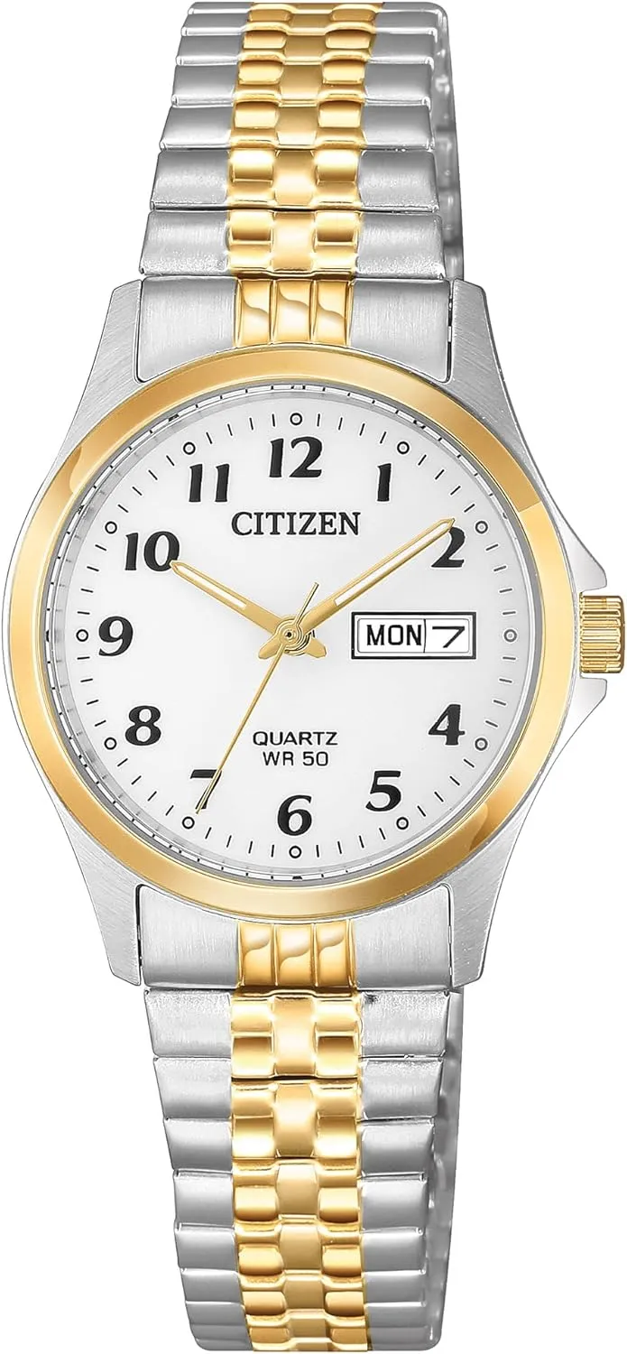 bread fluent surplus prolific rocket Quartz Womens Watch, Stainless Steel, Classic, Two-Tone (Model: EQ2004-95A) Citizen 