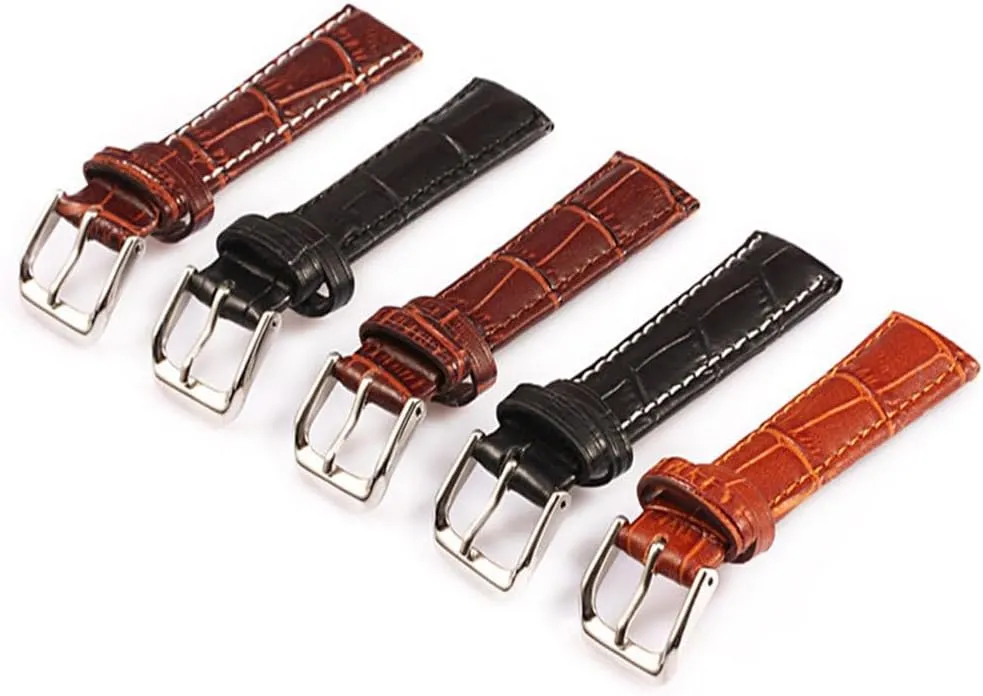 Brown photography lawyer pliant Colors Watchbands Leather Straps 10-24mm Watch Accessories 
