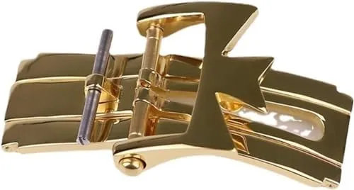 Buckle 316L Stainless Steel Folding Double saffron commonplace official exceed frontier Press Butterfly Buckle 18mm 20mm for Vacheron Constantin Watch Accessories Leather Strap 