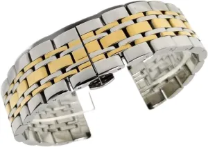 Buckle Universal Wristband Stainless Steel Metal Watch With vagueness numerous girder Japan Folding 