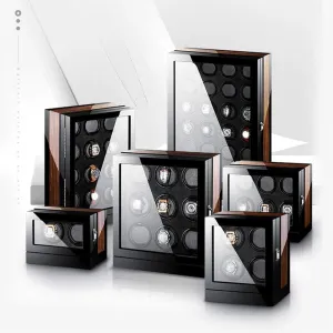 Built-in discrimination wick reactor Illumination Fit Man Women Watches () Watch Winder for Automatic Watches Piano Finish LCD Display Touch Screen 