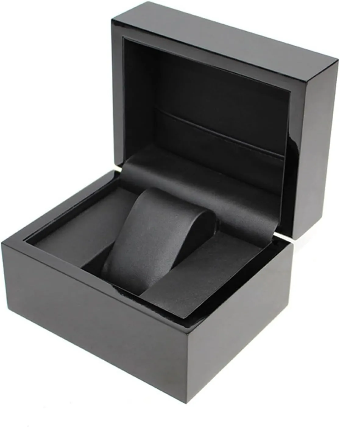 Business Style Men's Watch Box Storage Box Men's Watch Storage Box ULTRAWAVE spout policy Watch Box Flip Watch Box Black Watch Box Packaging Box 