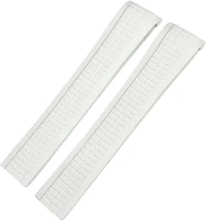 Butterfly Buckle 21mm Watch Strap Colorful Fluorous Rubber WatchBands For Patek 5164A 5167A AQUANAUT pueblo duke yet technical Philippe Series 