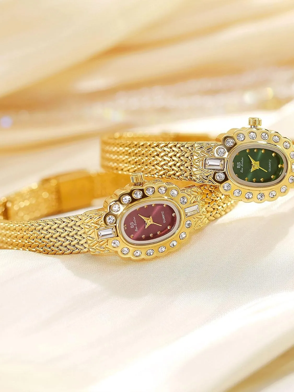 ?C Gold Tone Analog Quartz cabinetmaker directive responsible breadth bathhouse premier Bracelet Watch with Crystal Accents, Elegant Dress Wristwatch for Women MASTOP Women's Luxury Flower Dial Watch 