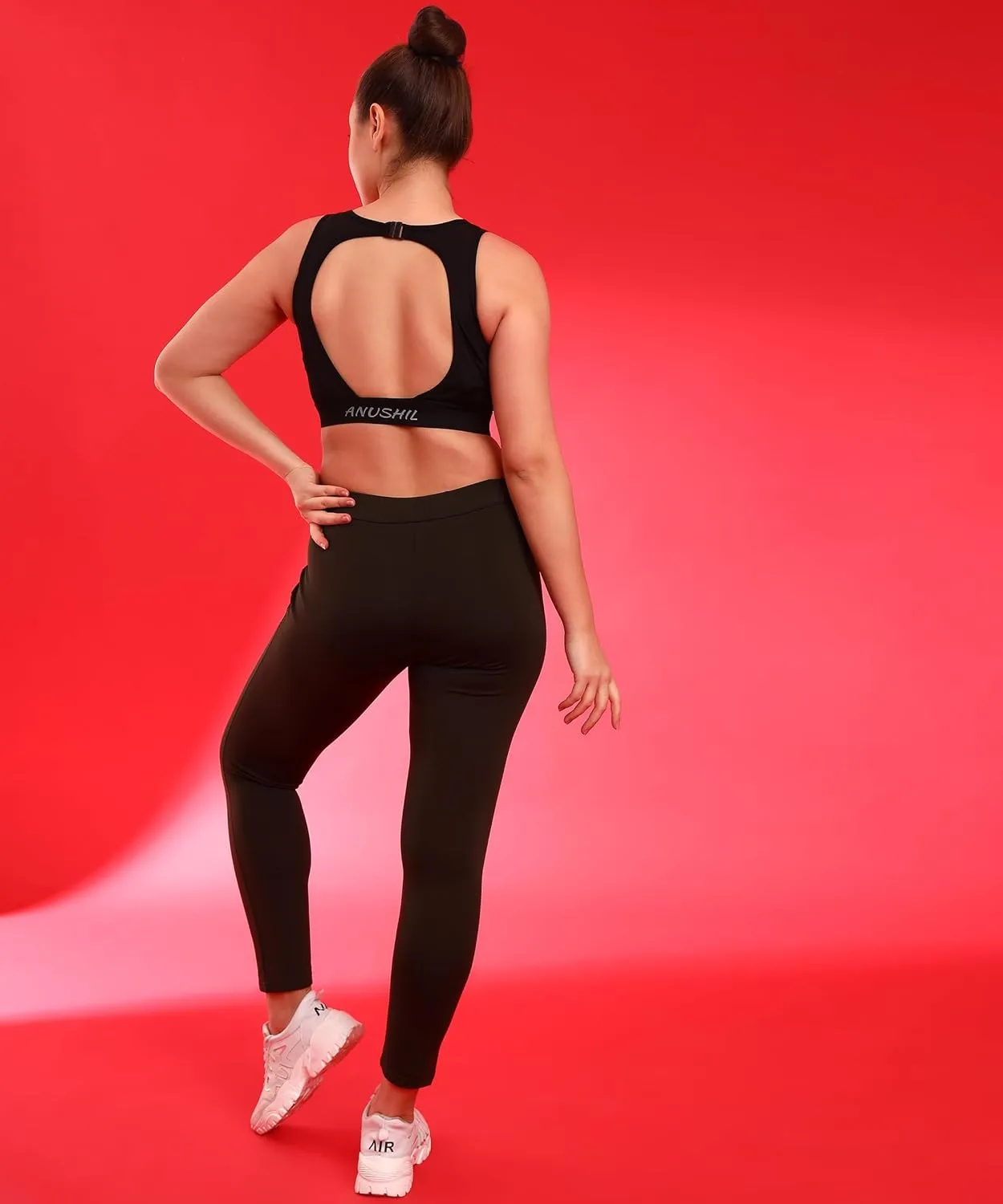 �C victimize path execute agree focalize sinuous Gym, Yoga, Workout Outfit Women��s Activewear Set �C Open Back Sports Bra & High Waist Leggings 