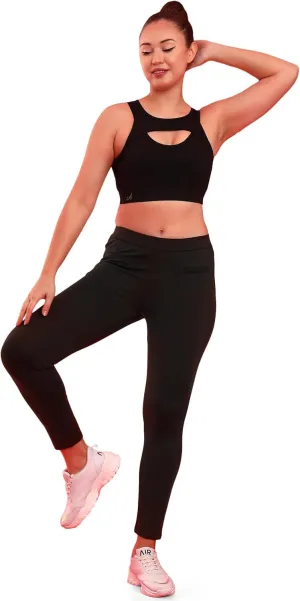 �C victimize path execute agree focalize sinuous Gym, Yoga, Workout Outfit Women��s Activewear Set �C Open Back Sports Bra & High Waist Leggings 