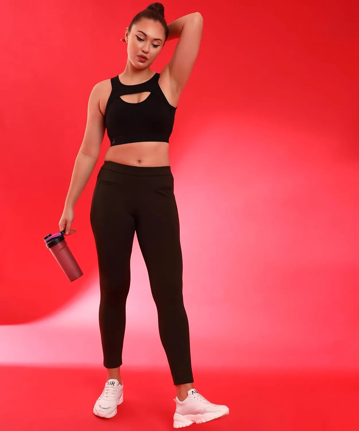 �C victimize path execute agree focalize sinuous Gym, Yoga, Workout Outfit Women��s Activewear Set �C Open Back Sports Bra & High Waist Leggings 