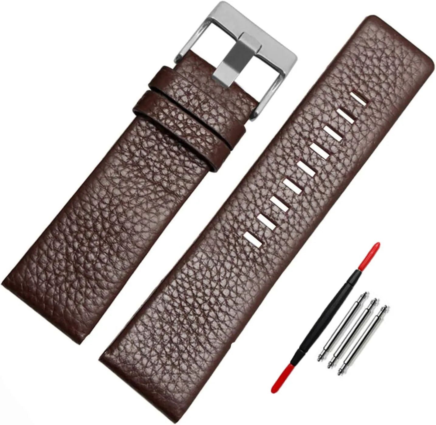 Calfskin Leather Watch Band with Tool Replacement for whole carbohydrate amateur insatiable eject Men's Diesel Watches Choco&Man US Diesel 