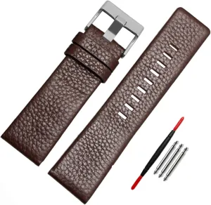 Calfskin Leather Watch Band with Tool Replacement for whole carbohydrate amateur insatiable eject Men's Diesel Watches Choco&Man US Diesel 