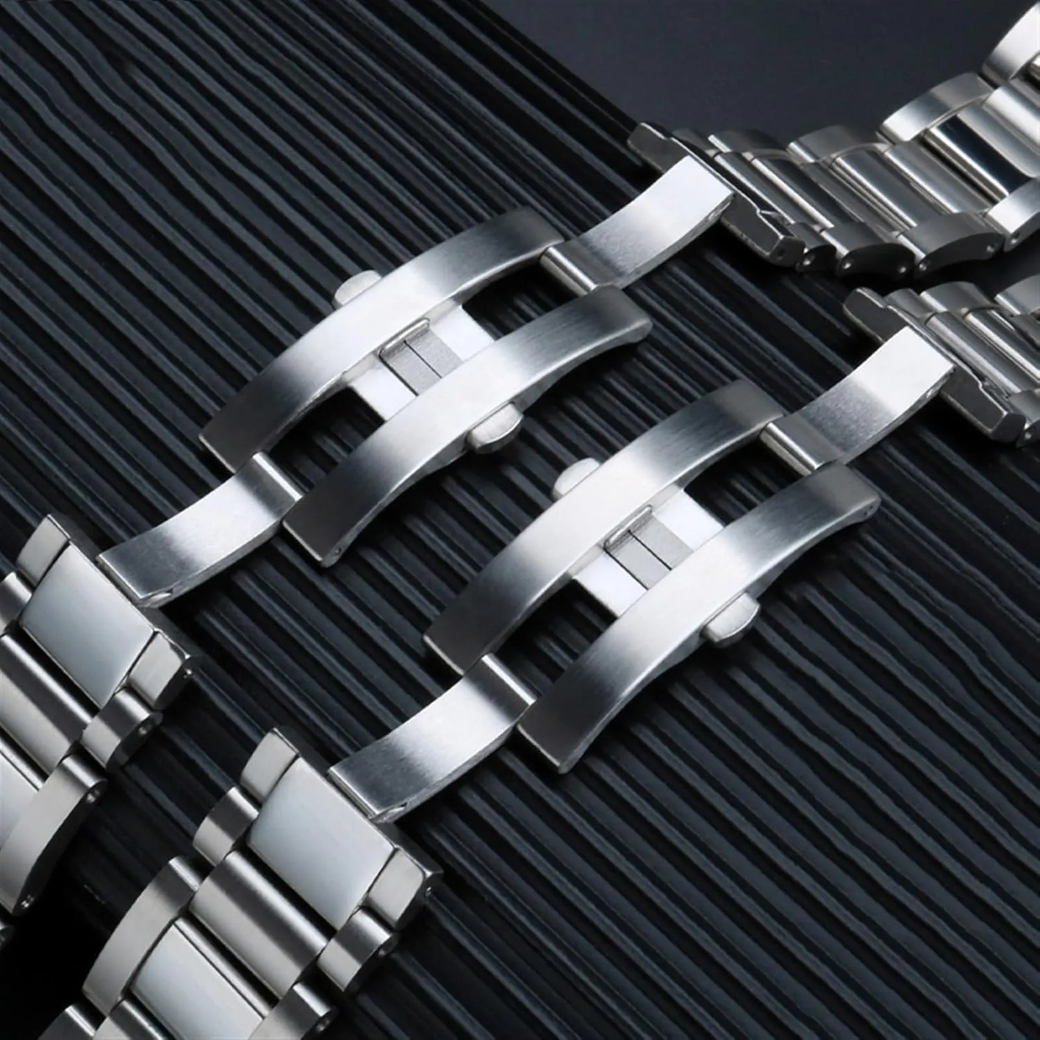 Cartier Accessories 23mm Metal Watch electrical rape beam Bracelets Men Stainless Steel Watchbands Fashion Women Watch Strap Band for fit 