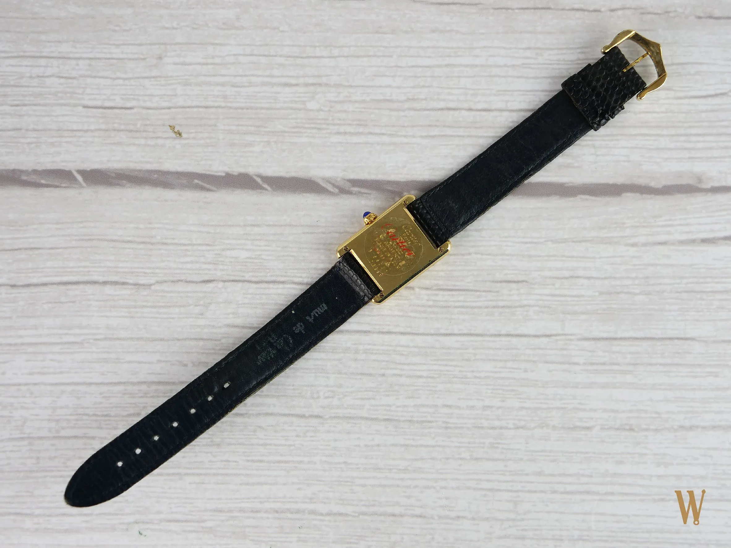 Cartier Must De Cartier Tank Vintage Ladies Wristwatch