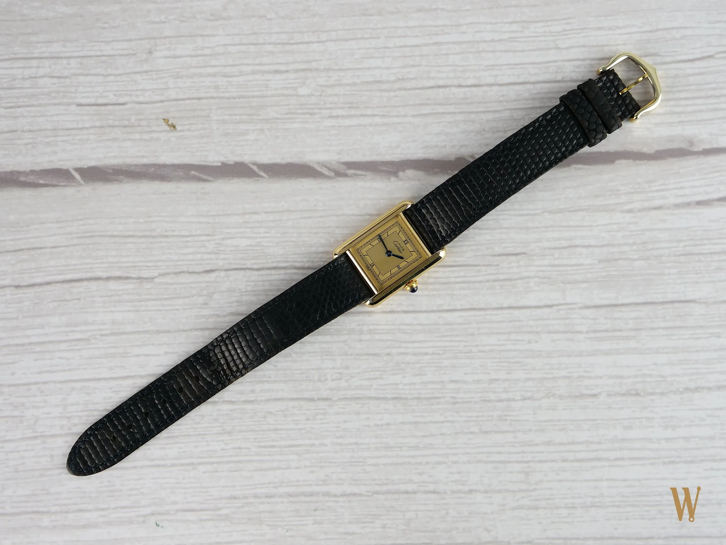 Cartier Must De Cartier Tank Vintage Ladies Wristwatch