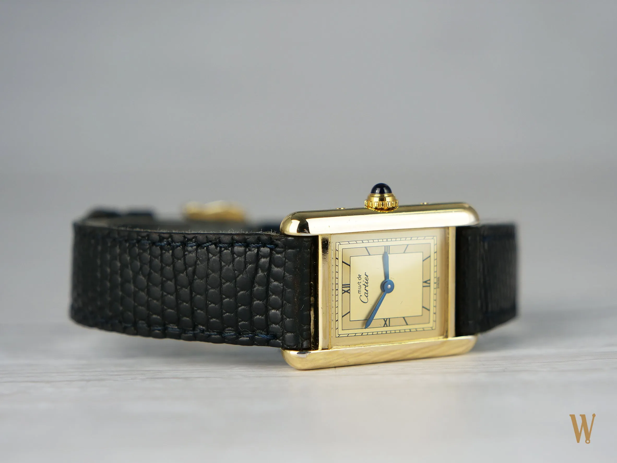 Cartier Must De Cartier Tank Vintage Ladies Wristwatch