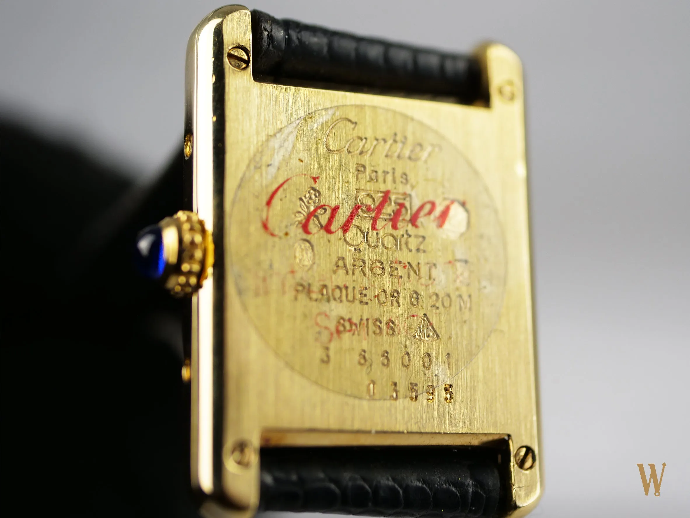 Cartier Must De Cartier Tank Vintage Ladies Wristwatch