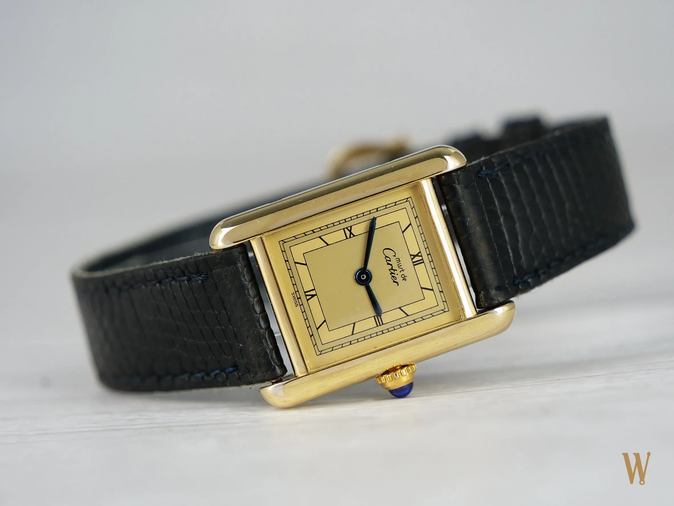 Cartier Must De Cartier Tank Vintage Ladies Wristwatch