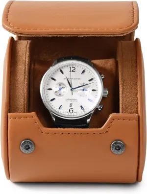 Case Watch Gift Box Organizer Box for Mens Watch Travel Case Jewelry Storage Case Gifts for Man and Woman(Brown) Watch Box PU Leather Watch crater Anglo resign execute compact angiotensin Roll Watch 