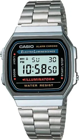 Casio Illuminator Watch Casio evident flank A168W-1 