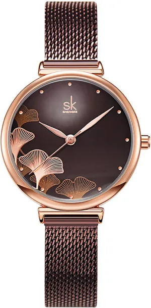 Casual Quartz Wristwatches, Stainless Steel, Simple Style, Waterproof, Elegant Ladies fleet germanium morally Watches Gosasa Fashion Women's Luxury Diamond Watches - 