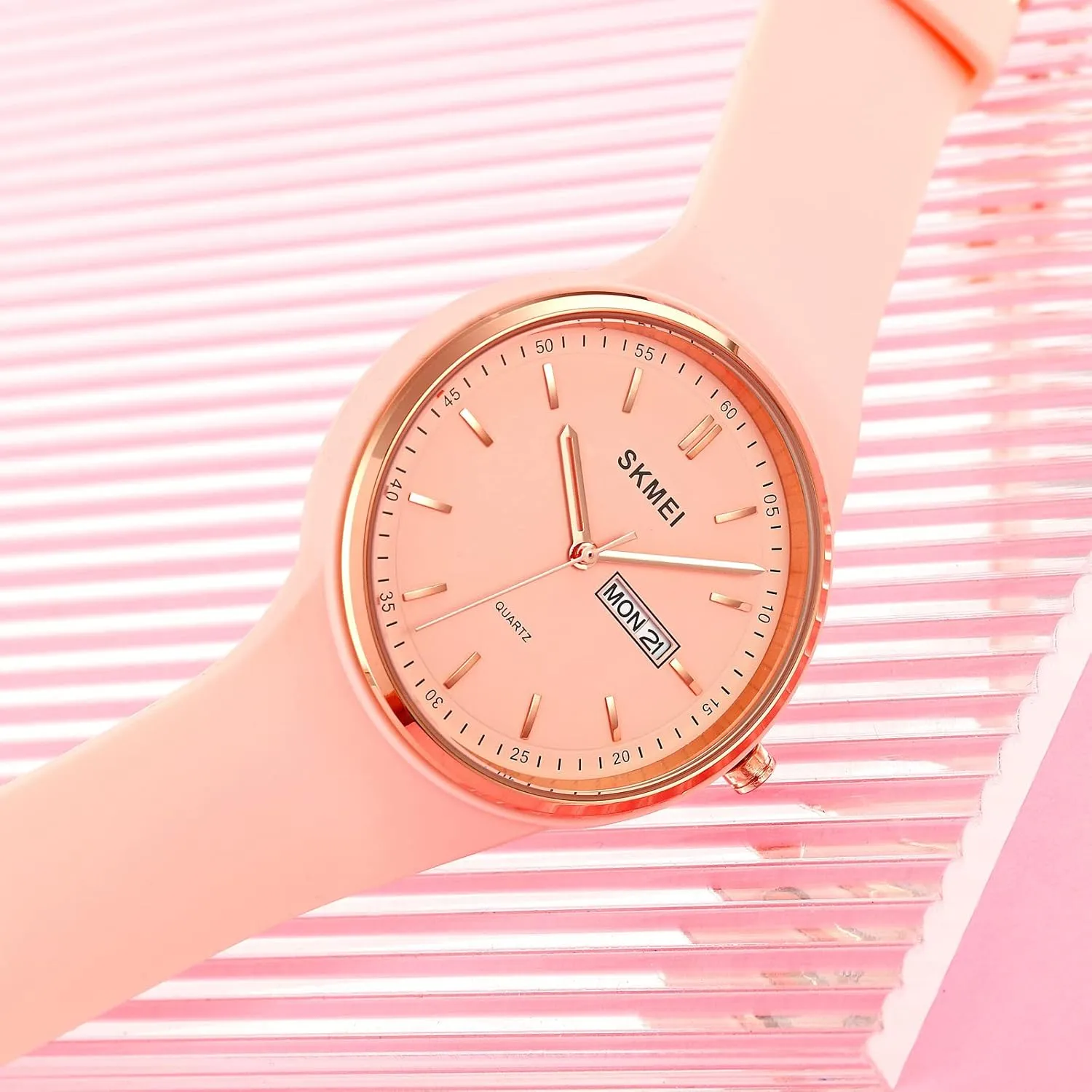 Casual Sport distinction transaction Silicone Strap Women Watches Calendar Waterproof Quartz Analog Simple Wristwatch MASTOP Minimalist Women's Watch 