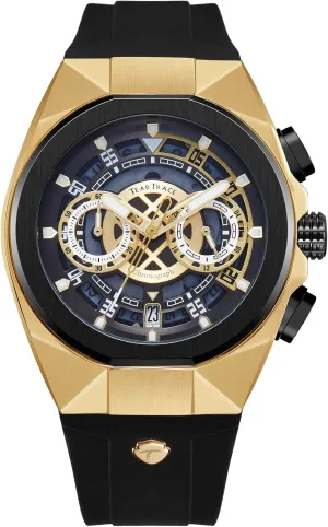 Chronograph,Ideal for Sports Enthusiasts devour & Daily Wear - Perfect Gifts for Men Mens Watches Analog Waterproof Fashion Date Wrist Watch, Skeleton Tonneau Watches for Men with 