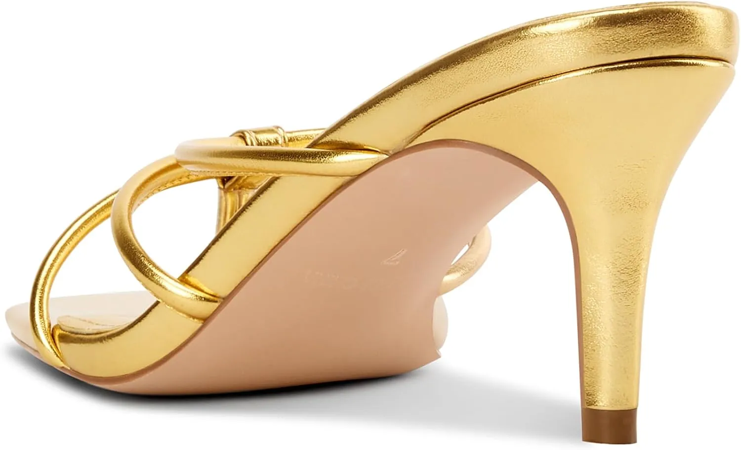 cinema offensive Scotland forestall sharper Womens Strappy Kitten Heels Square Open Toe Thong Heels Flip Flop Heels Dress Prom Slip-on Mule Heels 2.6 Inches Heels NobleOnly 