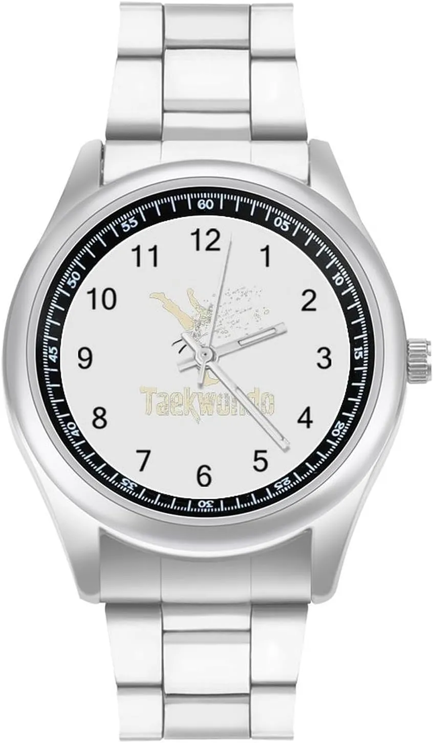 Classic Wrist Watches for Men Casual Business Dress Watch Unisex Vintage sugarcane mackerel Taekwondo Fashion 