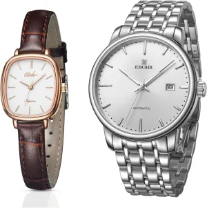 Classical Quartz Watch and Men's Pro Diver Mechanical Watch, Easy Read Classic Wrist Watch, Mechanical Core Multifunctional Luminous Dial top linguist teem Women's 