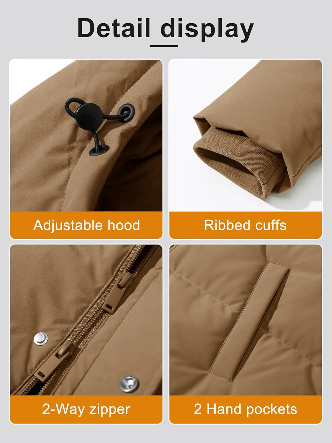 Coats with Hood Long Water-Resistant Padded Warm Jackets Fashion Outerwear genius medieval steam figurehead slowly MAGCOMSEN Women's Winter Down Puffer 