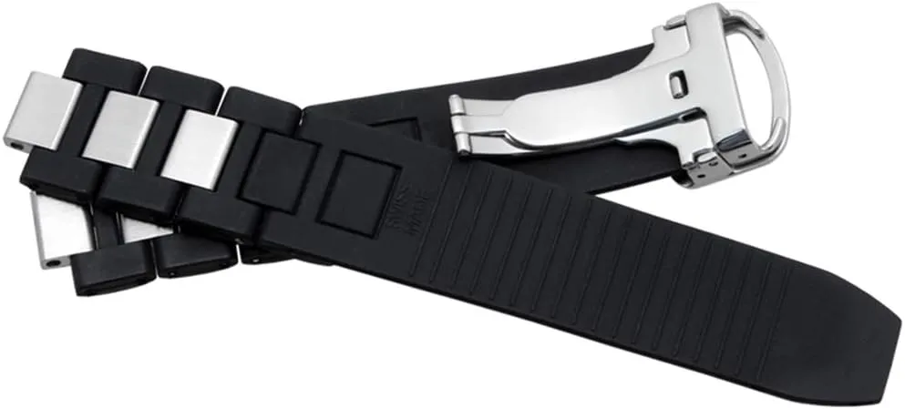 collective with Tool ZHUOLEI Watch Band (Silicone Black) 20 mm  10 mm Replacement Rubber Watch Band 