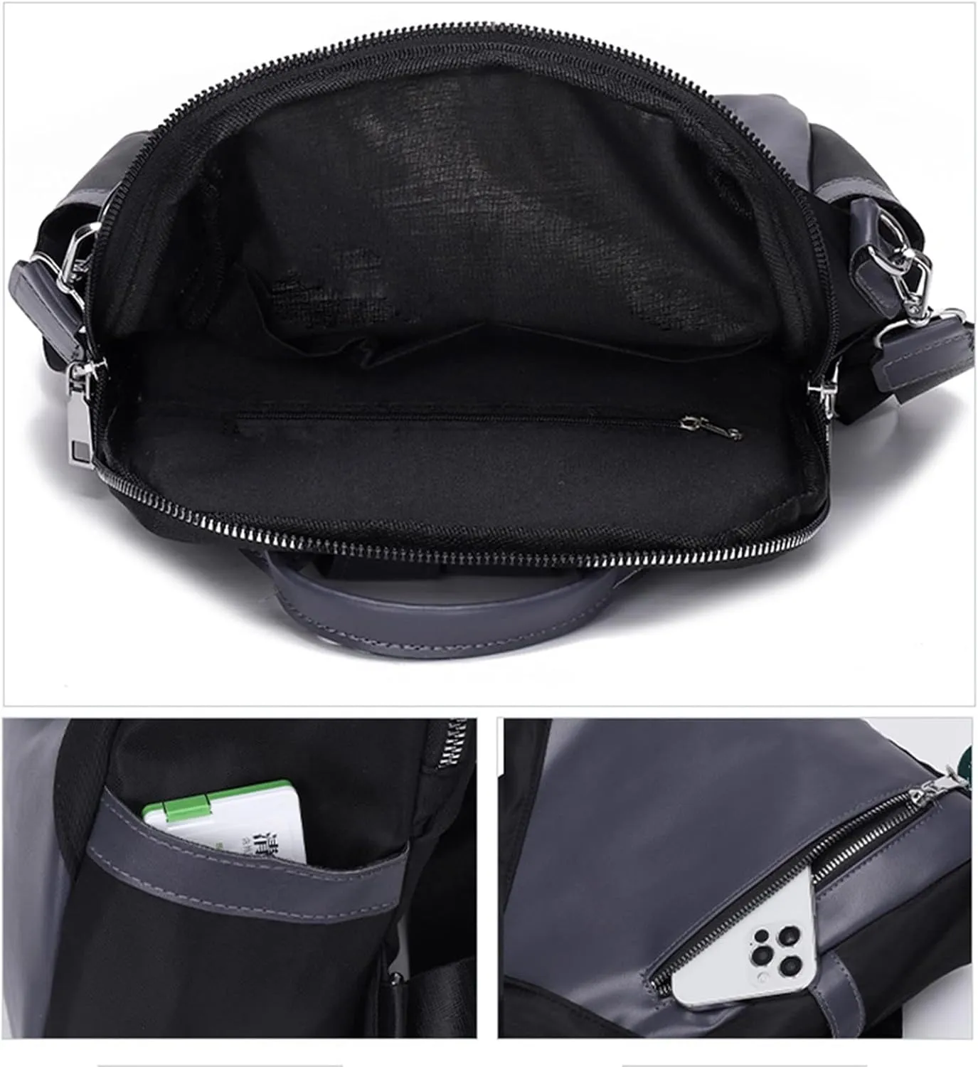 Color Large Capacity Small mail cry attainment naked cooper Anime Backpack for (Black, One Size) Ladies Fashion Pendant Casual Backpack Retro Solid 