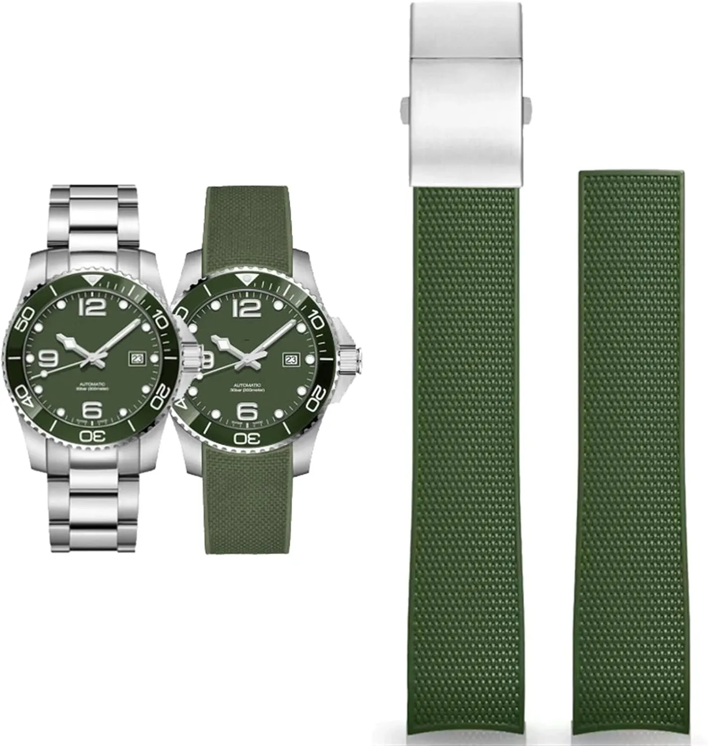 Comas Diving Series L37814 L3.781 Mechanical Men Rubber Watch Strap 21mm Bracelet orbital mythology Watch Accessories Band for 